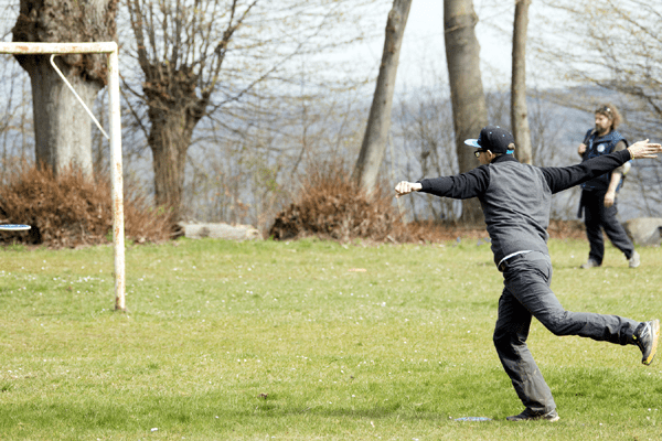 Sebastian Pilger in Calden am Lindenrondell.